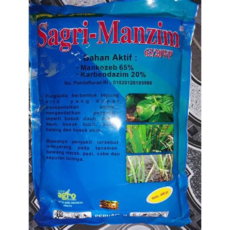 Jual Fungisida Sagri Manzim 400 Gr Shopee Indonesia