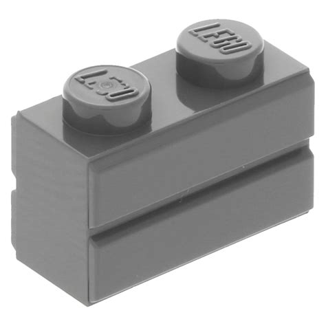 LEGO Einzelteil 98283 Dark Bluish Gray Brick Modified 1 X 2 With