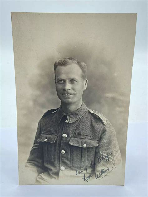 Ww1 British Army Royal Garrison Artillery Corporal Portrait Photograph