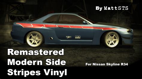 NFSMods Remastered Modern Vinyl For Skyline R34