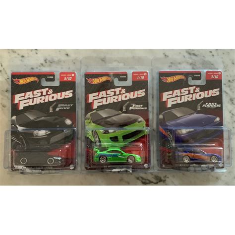 Jual Hot Wheels Fast Furious 2023 Mitsubishi Eclipse S15 Silvia Monalisa Toyota Supra Seri 1