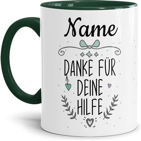 TRIOSK Tasse Danke lustig mit Spruch Bären Einsatz Dankeschön für Alles