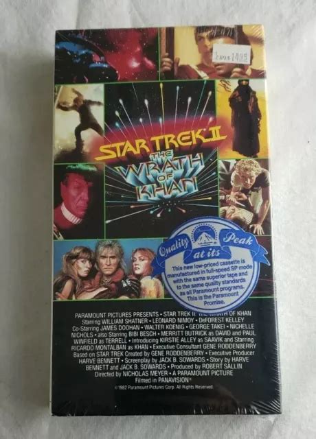 Star Trek Ii The Wrath Of Khan Vhs Factory Sealed Picclick Uk