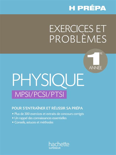 Solution Exercices Probl Mes Physique Mpsi Pcsi Ptsi Studypool