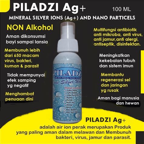 Jual Piladzi Ag Plus Air Ion Perak Ppm Ionic Silver Water Aip