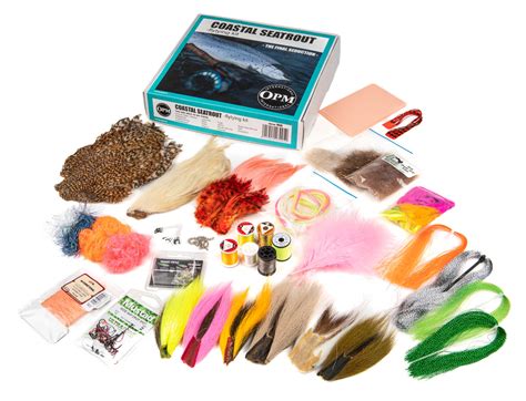 FTS Coastal Seatrout Fly Tying Kit Fly tying kit for sea trout flies ...