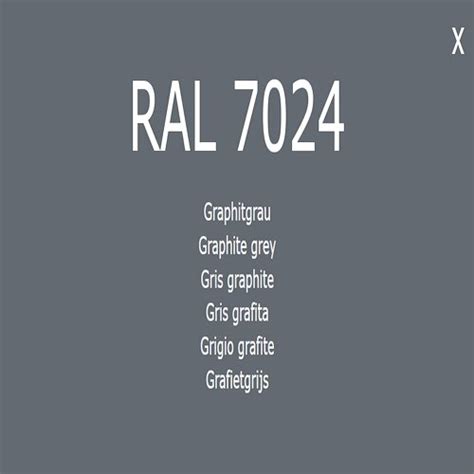 RAL 7024 Graphitgrau Profi 1K Lack für Metall und Holz