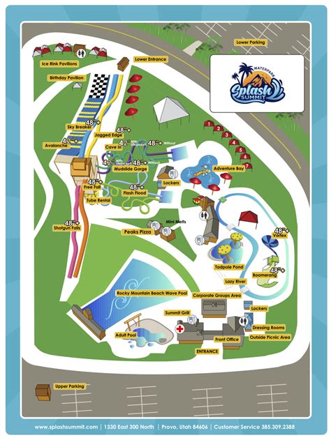 Park Map | Splash Summit Waterpark | Utah's favorite water park is back!