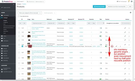 Modifier L Ordre D Affichage Produits Sur Prestashop
