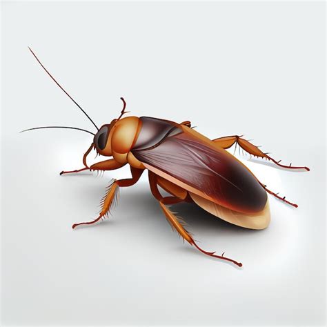 Ilustraci N De Cucaracha Blattodea Aislada Sobre Fondo Blanco Lista