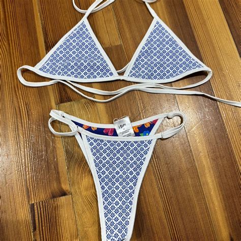 VDM Reversible Bikini Brand New Never Worn Large Depop