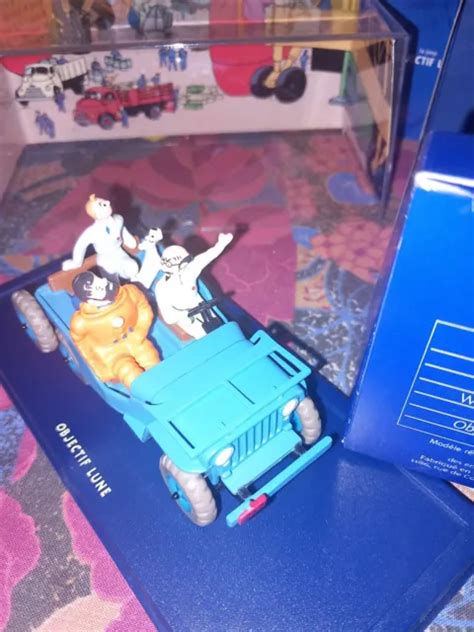 VOITURE MINIATURE 1 43 La Jeep D Objectif Lune Willys Tintin Atlas EUR