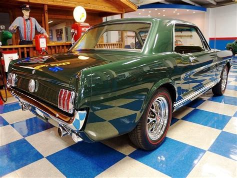 1966 Ford Mustang Gt Coupe One Owner Ivy Green Classic Ford Mustang