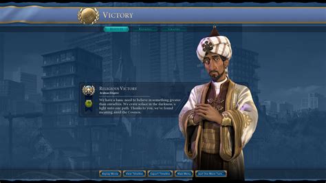 First victory in Civ 6! Religious victory on largest size map with only ...