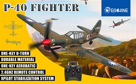 Eachine P P Fighter Mm Wingspan Ghz Ch Epp Axis Gyro One