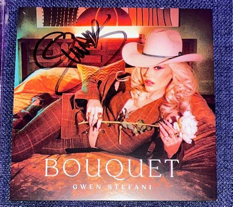 Gwen Stefani Bouquet Cd With Signed Autographed Art Card Ebay