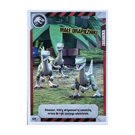 LEGO Jurassic World Trading Card Game Polish Series 1 171 Małe