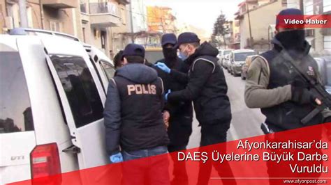 Afyonkarahisarda nefes kesen DEAŞ operasyonu YouTube