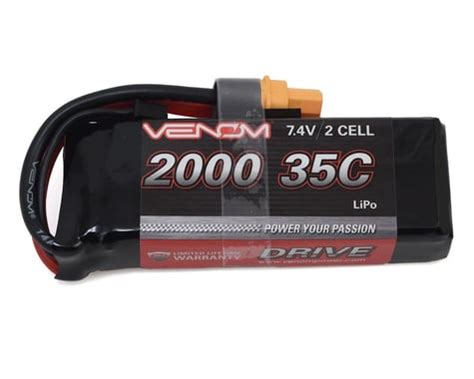 Venom Power S C Lipo Battery W Uni Connector V Mah