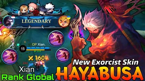 Exorcist Hayabusa New Skin Gameplay Top Global Hayabusa By Xian