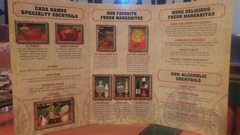 Menu at Casa Ramos restaurant, Chico, 216C W East Ave