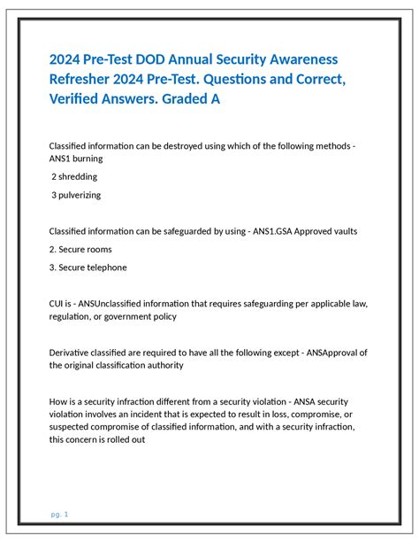 How Is A Security Infraction Different From A Security Violation 1
