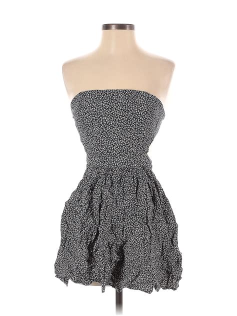 Forever 21 100 Rayon Multi Color Gray Casual Dress Size S 48 Off