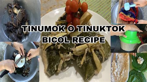 Tinumok O Tinuktok Na Talangka Bicol Recipe Youtube