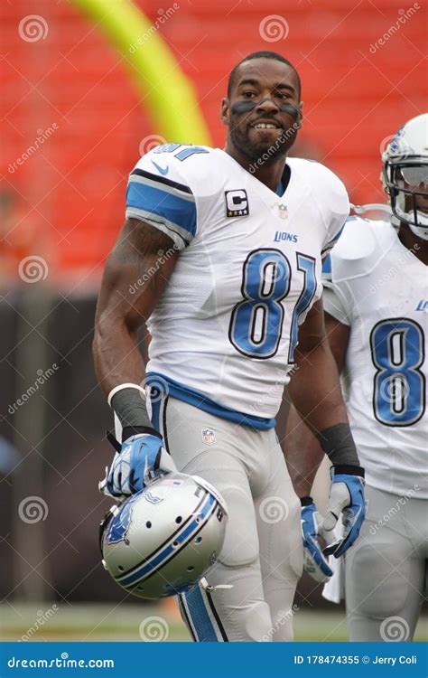 Calvin Johnson Editorial Image Image Of League Receiver 178474355