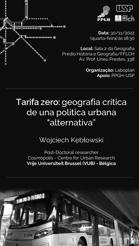 CONVITE Palestra Tarifa zero geografia crítica 30 11 as 18h30