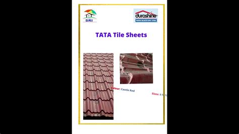 Tata Durashine Tile Sheets Tata Bluescope Sheets Tata Shaktee Gc Gi