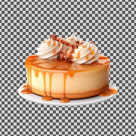 Premium PSD Psd Png Of A Tasty Cake With Crushed Almond