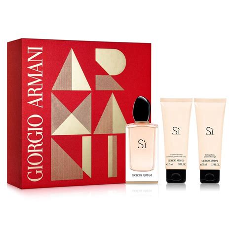 Giorgio Armani Si zestaw woda perfumowana 100 ml balsam do ciała 75