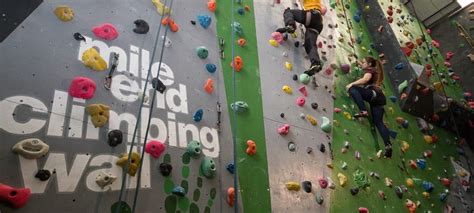 Rock climbing course at the Mile End Climbing Wall, London. 1/2-day ...