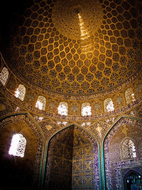 Interior Of Sheikh Lotf Allah Mosque Dome By Atarod On Deviantart