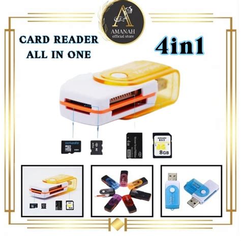 Jual Card Reader All In One 4in1 Multi Memory Converter To