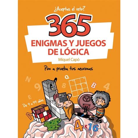 365 enigmas y juegos de lógica Para niños y niñas Acertijos