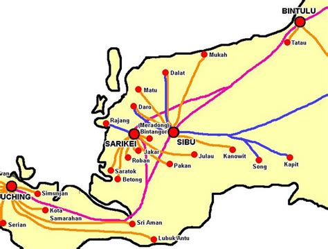 Sibu Sarawak Map