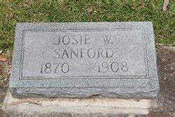 Josephine Josie Williamson Sanford 1870 1908 Memorial Find A Grave