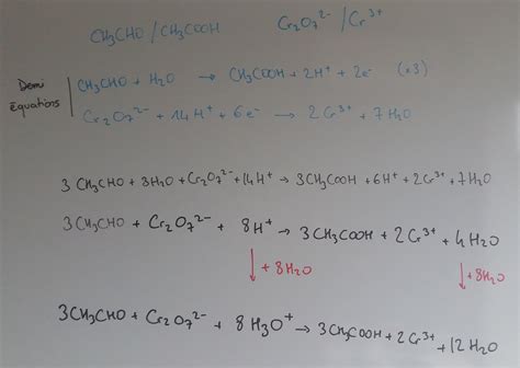 Équilibrer une équation redox avec H3O exercice TD UE1 Chimie