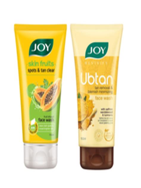 Buy Joy Revivify Ubtan Tan Removal Face Wash And Skin Fruits Papaya Face Wash 150ml Each Face