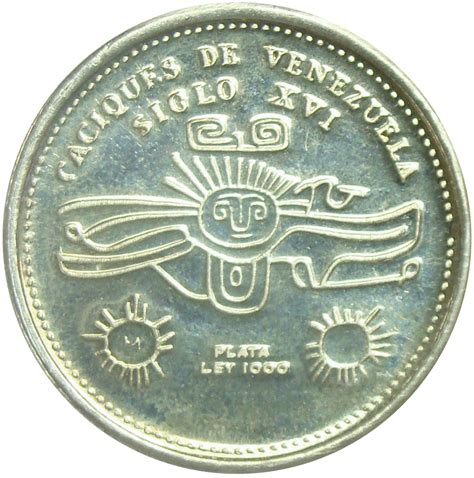 Medalla Serie Caciques De Venezuela Arichuna