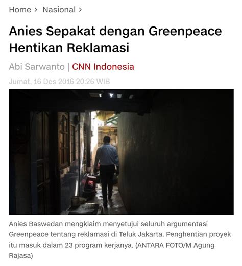 RUDI VALINKA On Twitter Tahun 2016 2017 Contohnya Saat Greenpeace