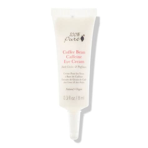 100 Pure Coffee Bean Caffeine Eye Cream De Puff And Brighten Dark