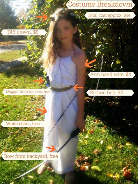 Jumping with my Fingers Crossed: DIY Artemis Costume (A Halloween ...