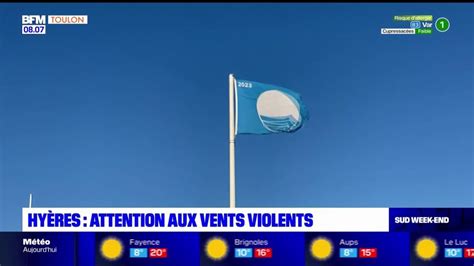 Var Des Rafales De Vent Enregistr Es Plus De Km H Ce Vendredi