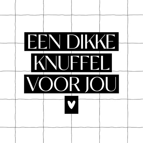 Sterktekaart Dikke Knuffel Voor Jou Wit Met Kaartje Go