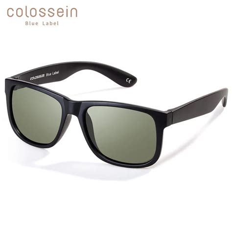 Colossein Classic Sunglasses Women Polarized Men Sunglasses Black