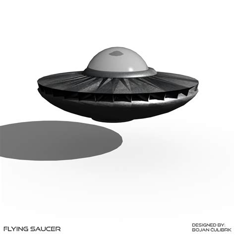 Летающая тарелка 3D Модель $99 - .obj .unknown .blend - Free3D