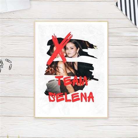 Printable Selena Gomez Poster, Team Selena Printable Art, Selena Gomez ...